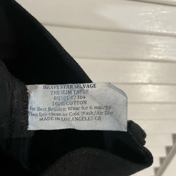 Brave Star Black Denim Jeans - Picture 5 of 8